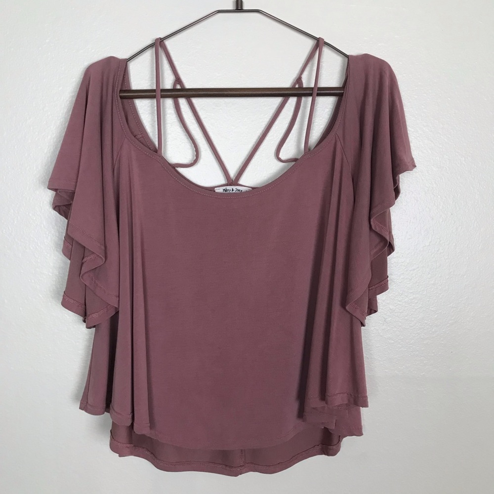 Mikey and Joey | Antique Rose Crop top